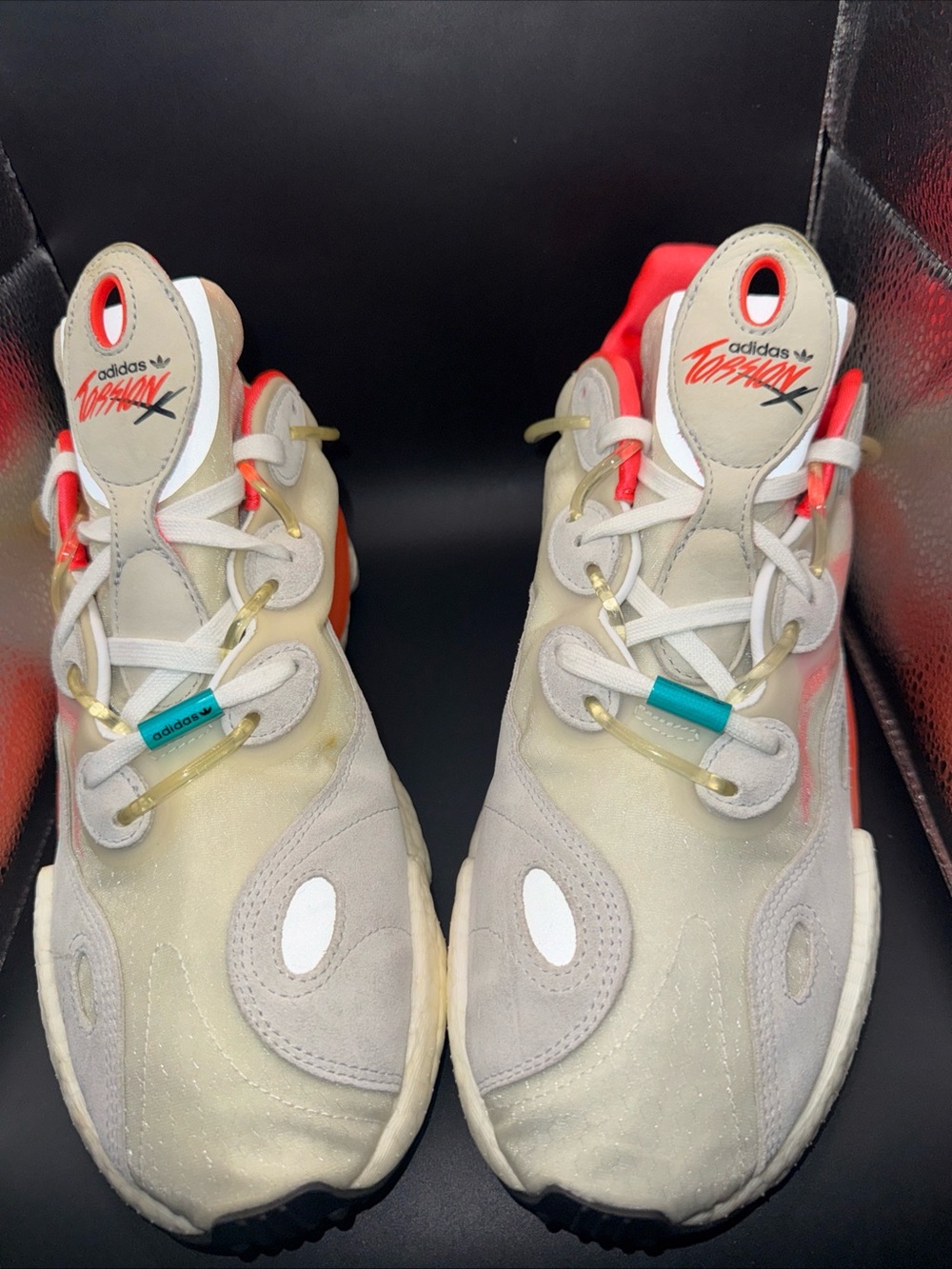 Size 12 - Adidas Torsion X Solar Red, EH0244, Clean, With OG Box, Clean, Great